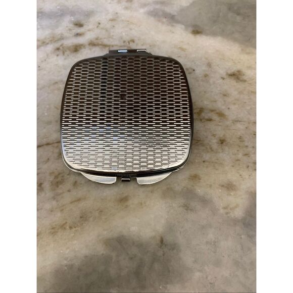 Art Deco Mirror Compact #unique compact #vintage mirror #stocking stuffer - Picture 5 of 9